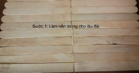 Cách làm tòa lâu đài bằng que đè lưỡi