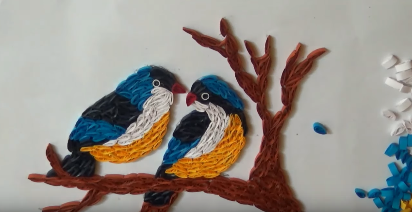 Cách làm tranh trang trí tuyệt đẹp theo phong cách Quilling